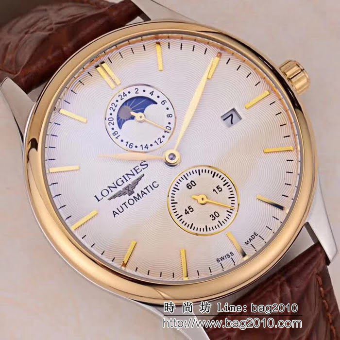 LONGINES浪琴 紳士風格 全自動機械精品男士腕表 WSS0641
